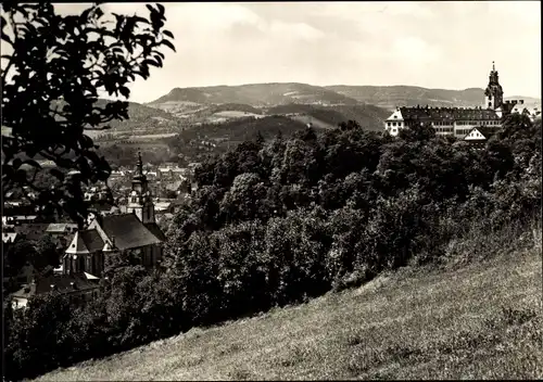 Ak Rudolstadt in Thüringen, Ortsansicht mit Heidecksburg und Stadtkirche