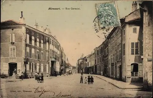 Ak Mirecourt Lothringen Vosges, Rue Germini