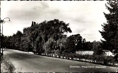 Ak Deventer Overijssel Niederlande, Watertoren plantsoen