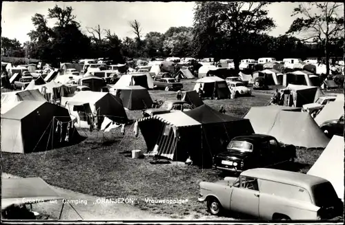 Ak Vrouwenpolder Walcheren Zeeland Niederlande, Uitg. Camping Oranjezon