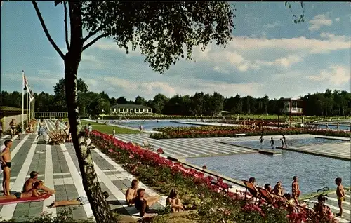 Ak Soestduinen Soest Utrecht Niederlande, Soester Natuurbad
