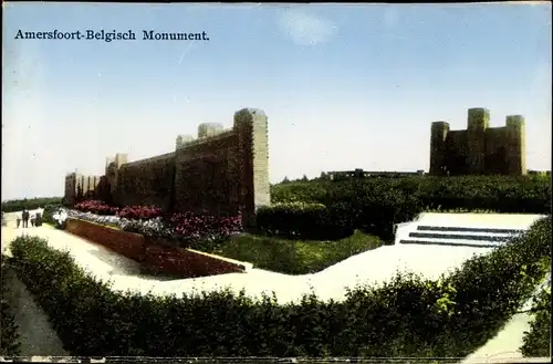 Ak Amersfoort Utrecht Niederlande, Belgisch Monument