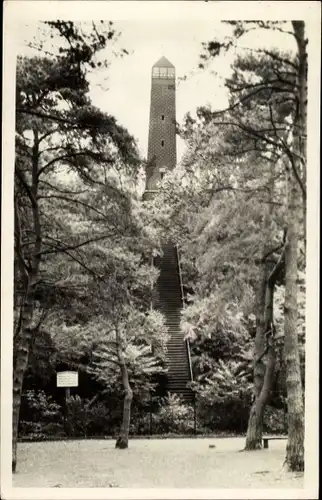 Ak Austerlitz Zeist Utrecht Niederlande, De Pyramide, Gedenkteken van Napoleon