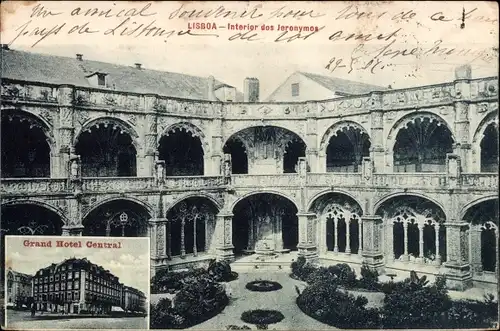 Ak Lisboa Lissabon Portugal, Interior dos Jeronymos