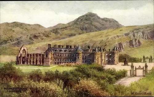 Künstler Ak Edinburgh Schottland, Holyrood Palace