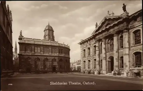 Ak Oxford Oxfordshire England, Sheldonian Theatre