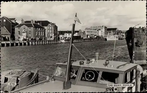 Ak Poole Dorset England, The Quay