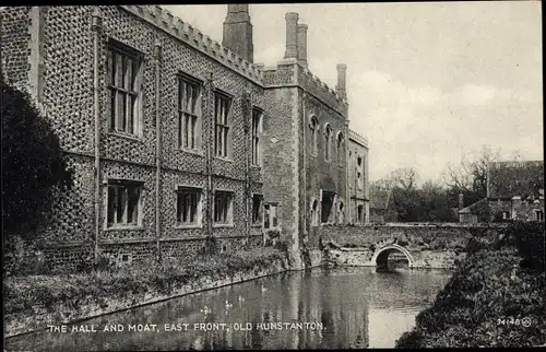 Ak Hunstanton East England, The Hall and Moat, East Front