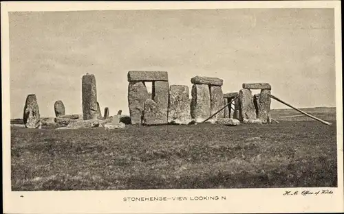 Ak Amesbury Wiltshire England, Stonehenge