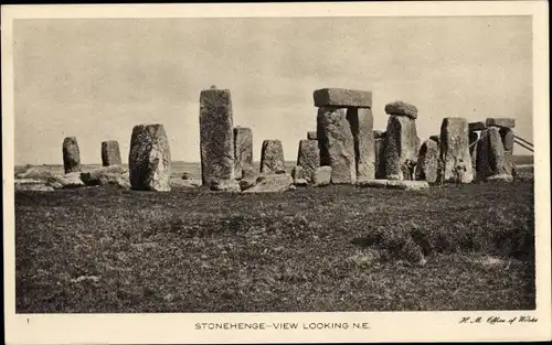 Ak Amesbury Wiltshire England, Stonehenge