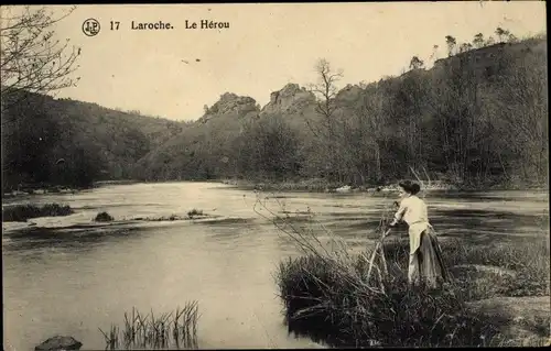 Ak Laroche La Roche en Ardennes Wallonien Luxemburg, Le Herou