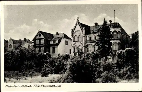 Ak Ostseebad Ahlbeck Heringsdorf auf Usedom, Kindersanatorium