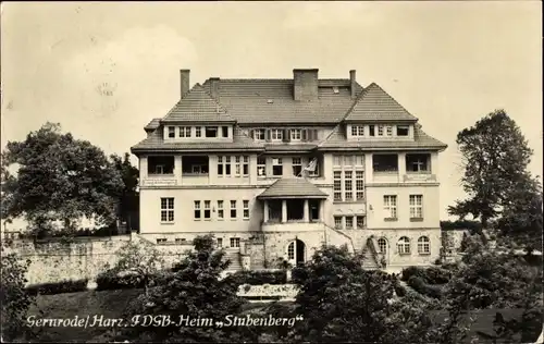Ak Gernrode Quedlinburg im Harz, FDGB-Heim Stubenberg