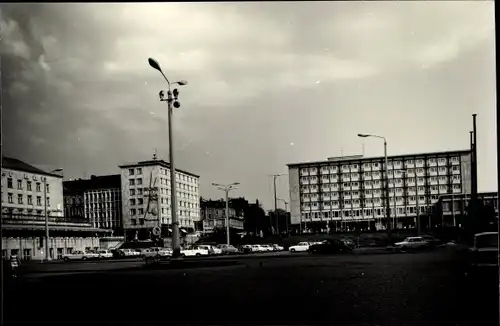 Foto Ak Karl Marx Stadt Chemnitz in Sachsen, Teilansicht