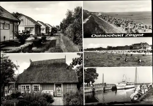 Ak Ostseebad Zingst, Urlauberdorf, Am Hafen