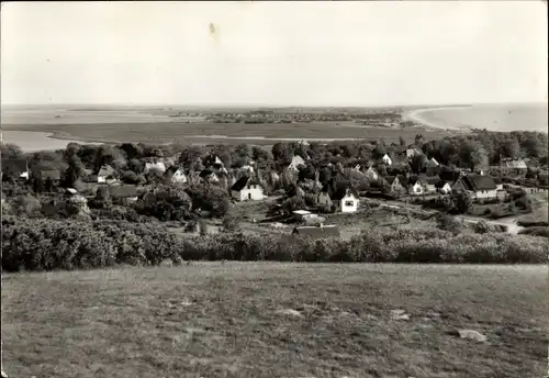 Ak Kloster Insel Hiddensee in der Ostsee, Panorama