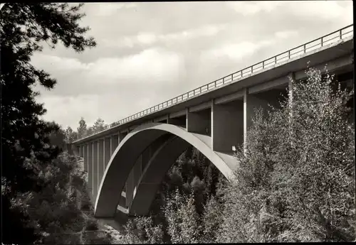 Ak Hermsdorf in Thüringen, Teufelstalbrücke