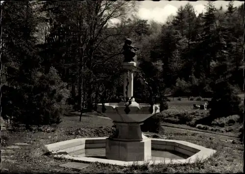 Ak Kospoda in Thüringen, Vogelbrunnen