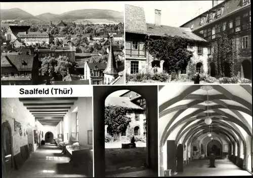 Ak Saalfeld an der Saale Thüringen, Museum im ehem. Franziskaner-Kloster