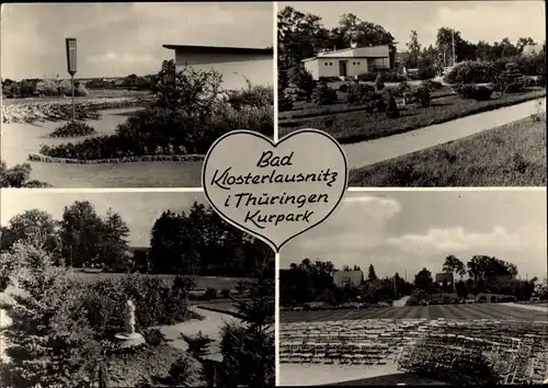 Ak Bad Klosterlausnitz in Thüringen, Kurpark, Bühne