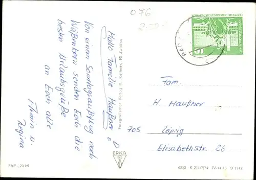 Ak Weißenborn Holzland Thüringen, Ortsansicht