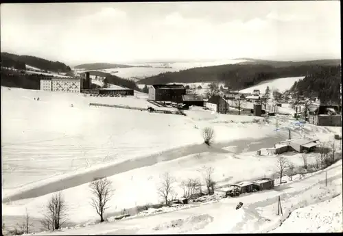 Ak Cämmerswalde Neuhausen im Erzgebirge, FDGB Erholungsheim Paul Grüner, Winter