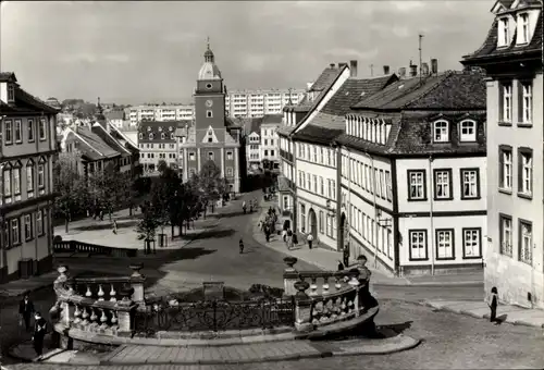 Ak Gotha in Thüringen, Hauptmarkt mit Rathaus