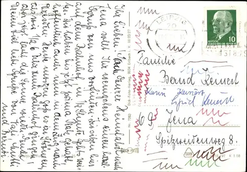 Ak Leipzig in Sachsen, Neues Rathaus, Ringbebauung, Georgiring, Dimitroff-Museum