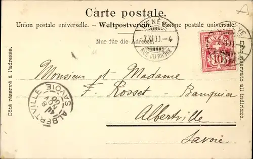 Ak Genf Genf Schweiz, Quai du Mont Blanc