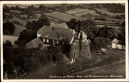 Ak Rodenberg in Niedersachsen, Gast und Pensionshaus zur Windmühle, Klinke & Co. 17790