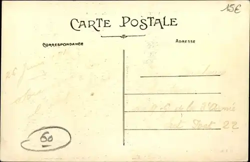 Ak Verberie Oise, Rue du Marche, Restaurant