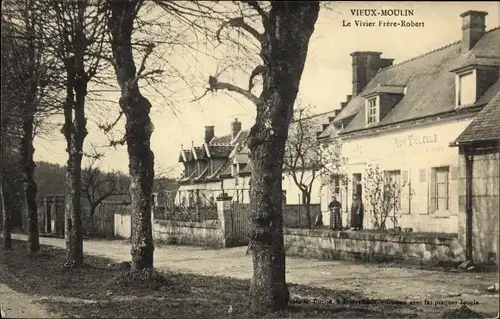 Ak Vieux Moulin Oise, Le Vivier Frere-Robert