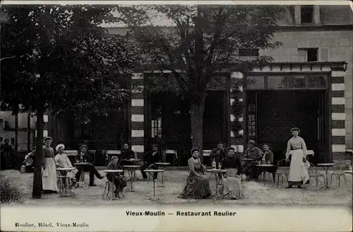 Ak Vieux Moulin Oise, Restaurant Reulier