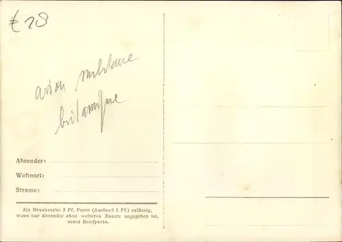 Ak Englisches Kampfflugzeug, Gordon beim Start auf seiner Bristol-Maschine