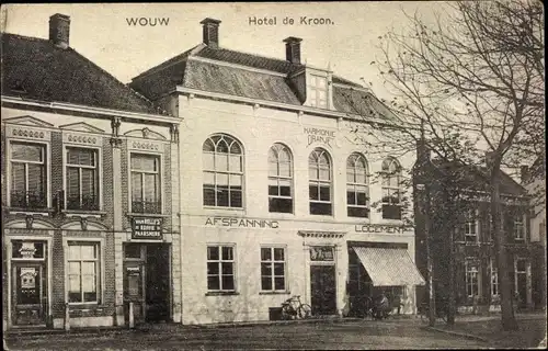Ak Wouw Nordbrabant, Hotel De Kroon