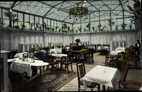 Ak København Kopenhagen Dänemark, Hotel Cosmopolite, Innenansicht