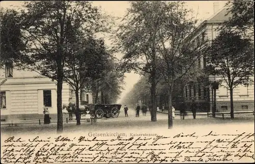 Ak Gelsenkirchen im Ruhrgebiet, Kaiserstraße