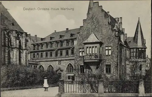 Ak Marburg an der Lahn, Deutschordenshaus