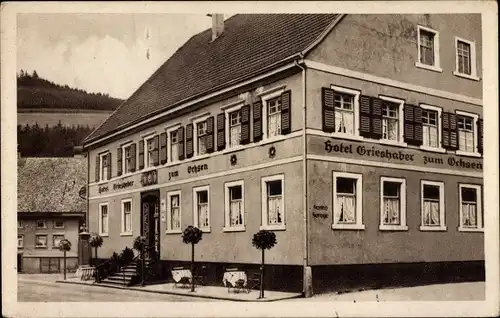 Ak Furtwangen im Schwarzwald, Hotel Grieshaber zum Ochsen, Bes. Afred Grieshaber