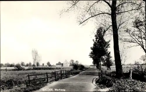 Ak Galder Nordbrabant Niederlande, Markweg