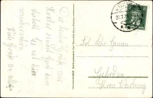 Ak Dampfer auf der Weser