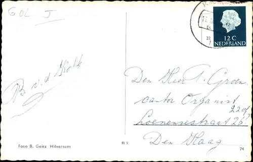 Ak Putten Gelderland, Ned. Herv. Kerk