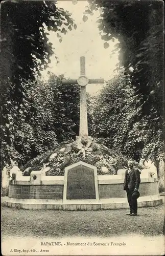 Ak Bapaume Pas de Calais, Denkmal der französischen Erinnerung