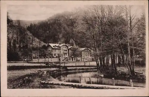 Ak Kirnitzschtal Bad Schandau Sächsische Schweiz, Restaurant Forsthaus