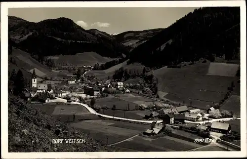 Ak Veitsch Steiermark, Dorf, Gesamtansicht