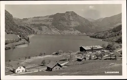Ak Lunz am See Niederösterreich, Blick auf den Lunzersee