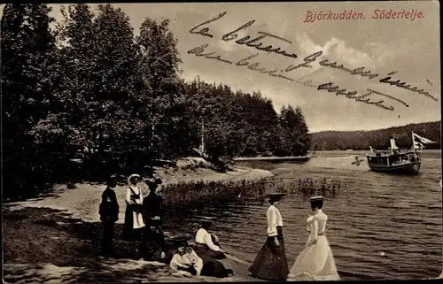 Ak Södertälje Schweden, Björkudden