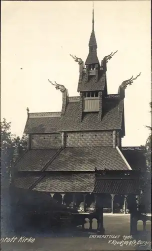Ak Fantoft Årstad Bergen Norwegen, Fantoft Kirke, Stavkirke