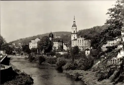 Ak Greiz im Vogtland, Teilansicht, Kirche