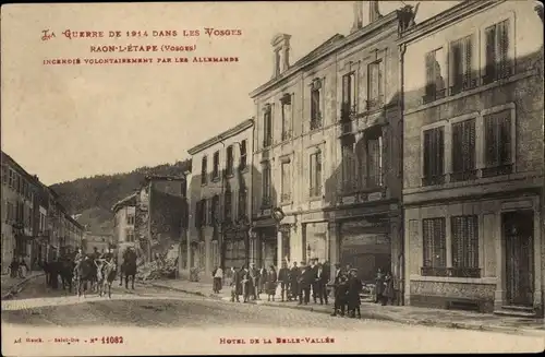 Ak Raon l'Étape Lothringen Vosges, Hotel de la Belle Vallée